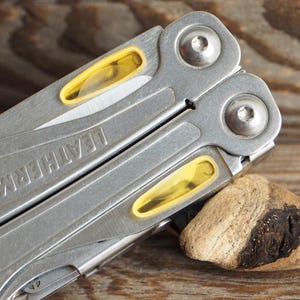 Leatherman Sidekick Pair of Yellow Thumb Studs // Tight Fit // Custom Made 3D Print