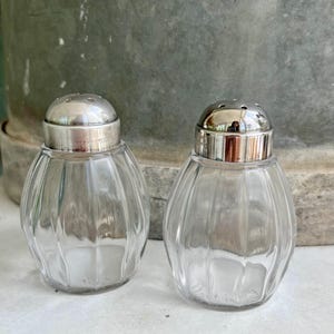 Vintage Christofle French Salt and Pepper Shaker SET, Christofle Silverplate