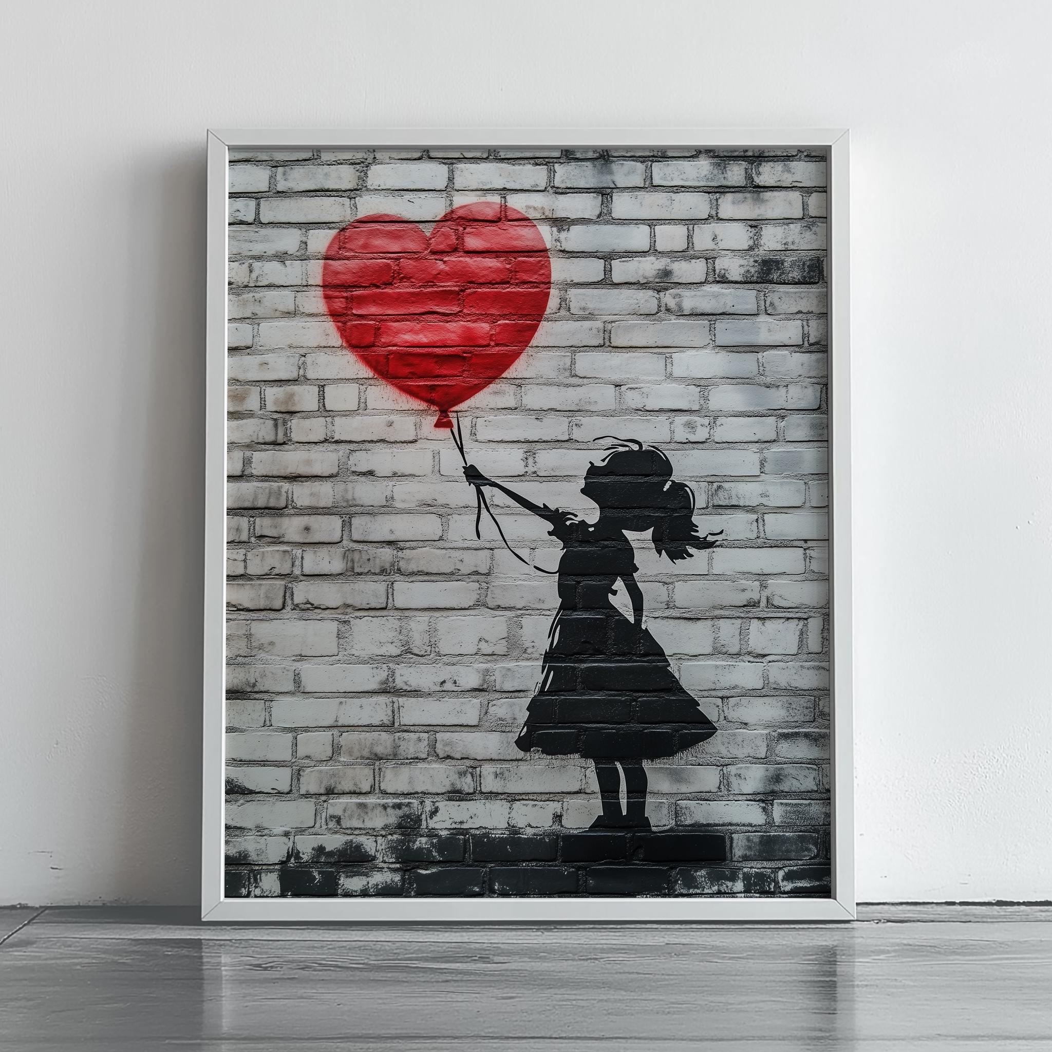 バンクシー Banksy Heart Balloon エスタンプ リトグラフ バンクシー 【Balloon Heart】エスタンプリトグラフ バンクシー Banksy