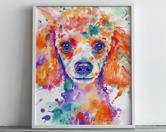 油絵 絵画【トイプードル】 トイプードル ・ サイズ10cm×10cm 油絵具 ・ #油彩画#油絵#絵描きさん