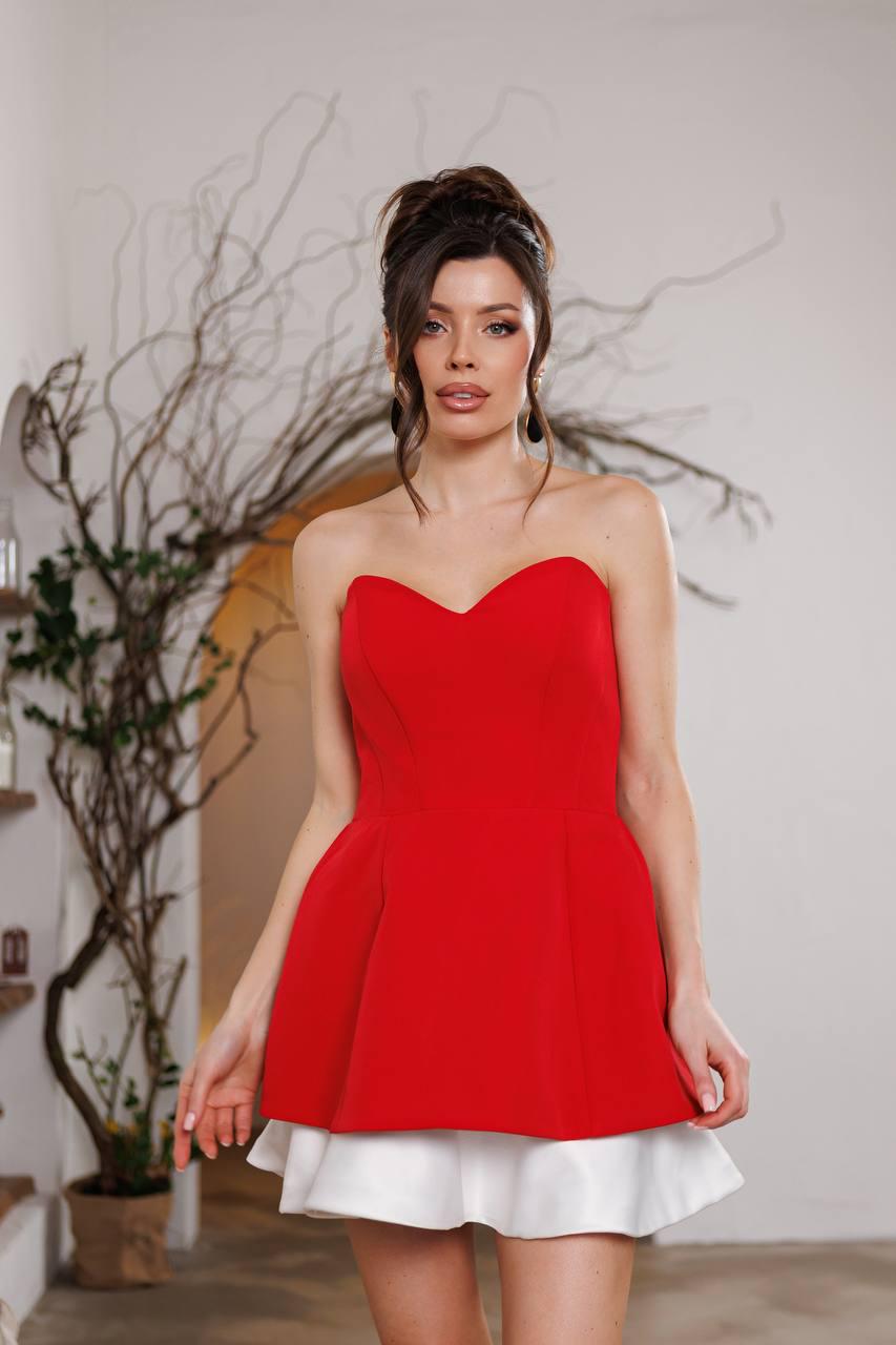 strapless red corset mini dress Red Strapless Corset Mini Dress | Bodycon Sweetheart Cutout Dress