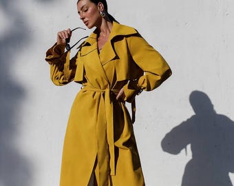 Treat Ürself Girly ribbon trench coat ジャケット・アウター Girly ribbon trench coat treat urself