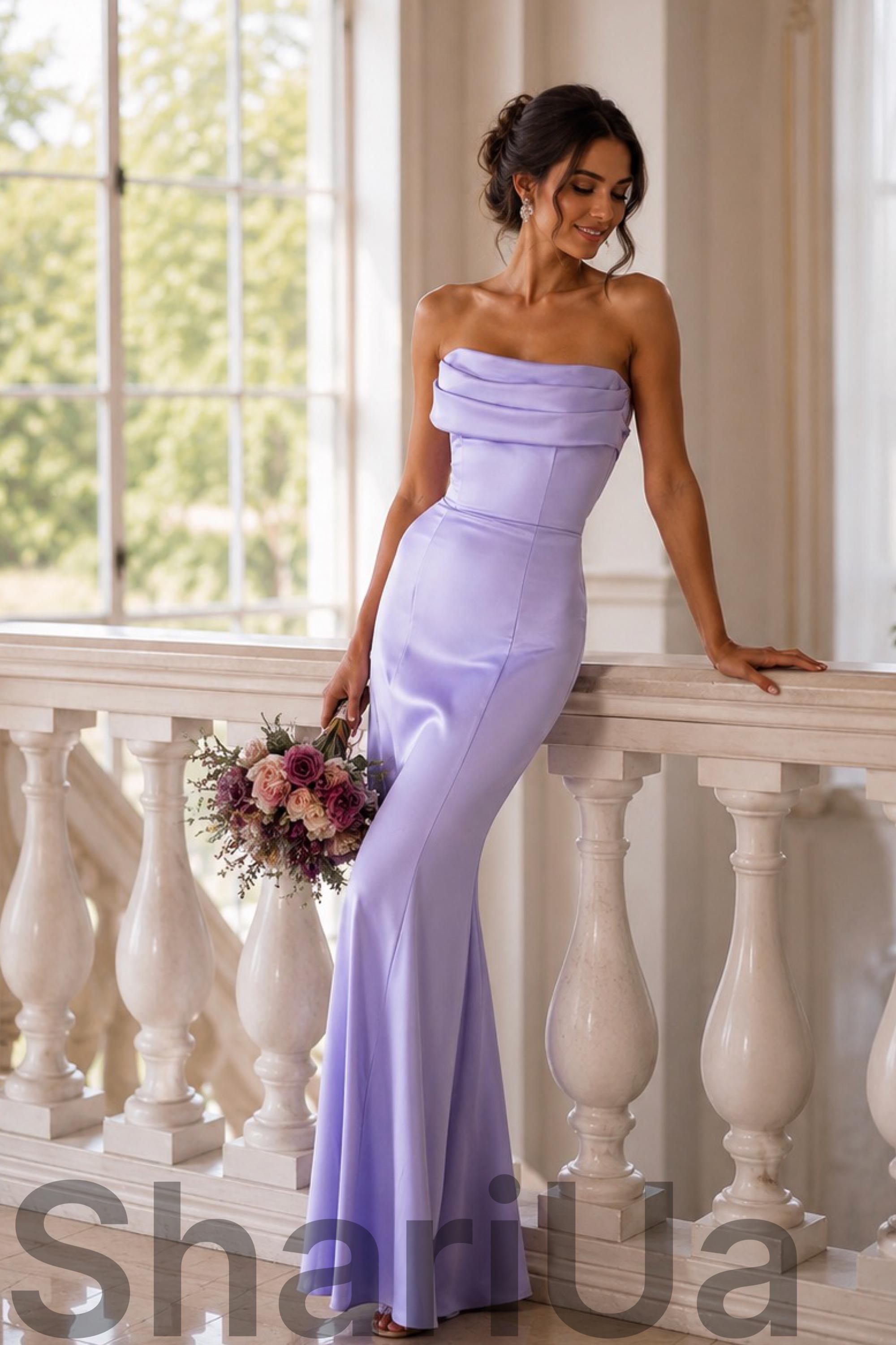 Corset Dusky Lilac Bridesmaid Dresses Clarissa Corset Dress Dusty Purple Luxe Satin – Show Me Your Mumu
