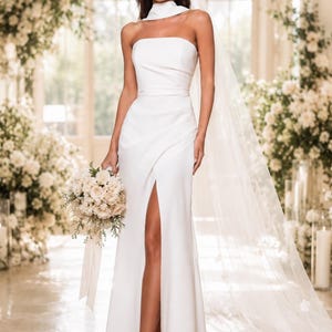 civil wedding bridesmaid dress Simple Civil Wedding Dress Francoise midi