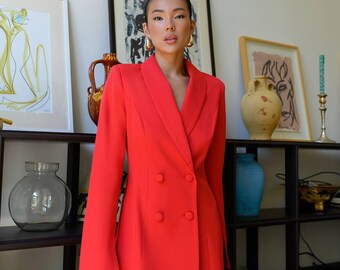 dark red blazer dress Back to Business Red Blazer Dress 20