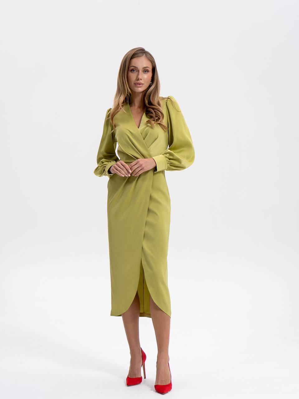 Dresses Olive Green Silk Satin Midi... - Etsy Dresses Olive Green Silk Satin Midi... - Etsy