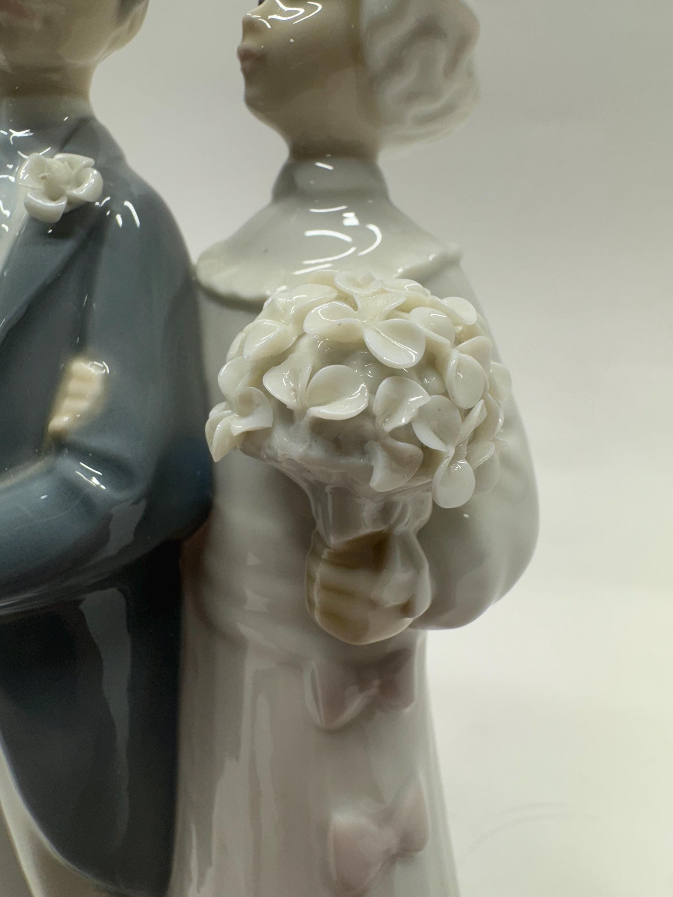 リヤドロ（廃盤）「花嫁と花婿」フィギュア #4808 | スペイン製 手作り