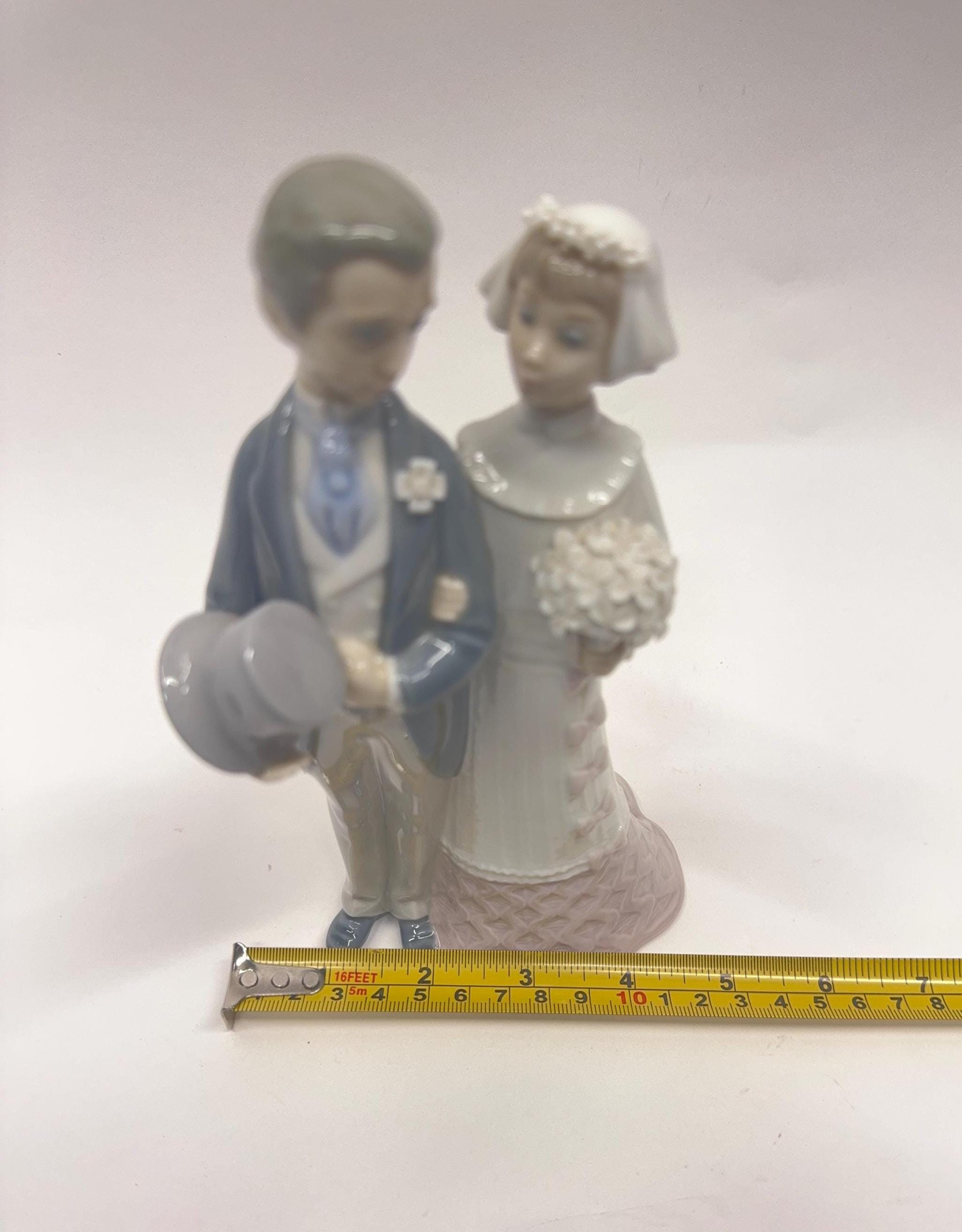 リヤドロ（廃盤）「花嫁と花婿」フィギュア #4808 | スペイン製 手作り