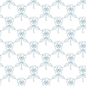 Motif de courtepointe numérique bord à bord à manches longues Pansy Net