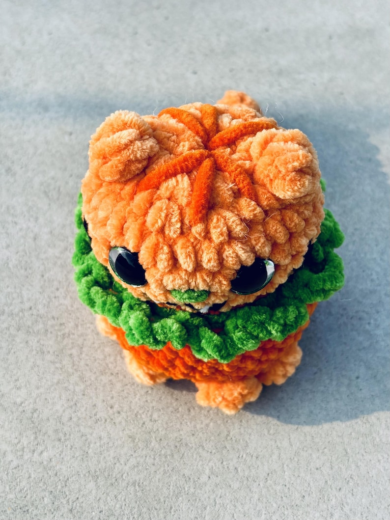 Halloween Cat Plushie | Spooky Cute Crochet | Halloween Boo Basket Gift image 12