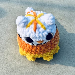 Halloween Cat Plushie | Spooky Cute Crochet | Halloween Boo Basket Gift image 10