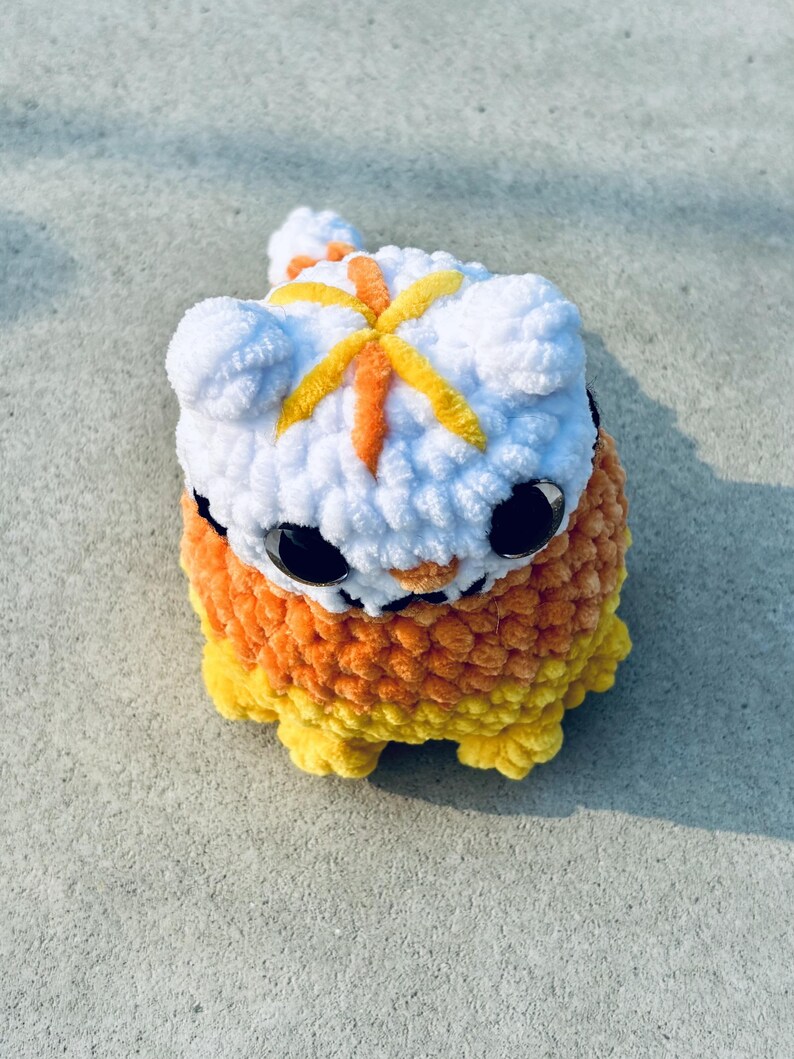 Halloween Cat Plushie | Spooky Cute Crochet | Halloween Boo Basket Gift image 10