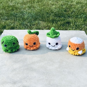 Halloween Ghost Plushie | Handmade Crochet Spooky Cute | Halloween Boo Basket Gift