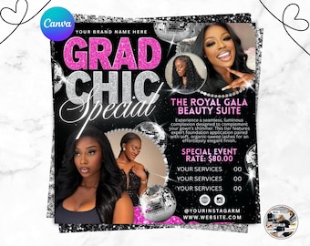 Graduation Booking Flyer, Graduation Special Flyer, Graduation Deals, Grad Books Open, Graduation Hair booking flyer