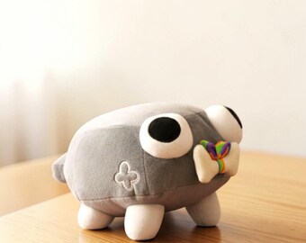 Pebble-Inspired Game Character Plush Toy, Cute Kawaii Stuffed Animal, Soft Collectible Doll, Gamer Gift