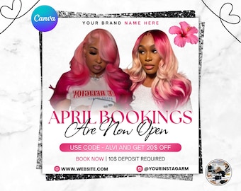 April Booking Flyer, April Books Open