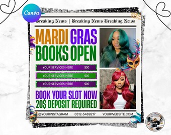 Karneval-Buchungen und Termine Flyer