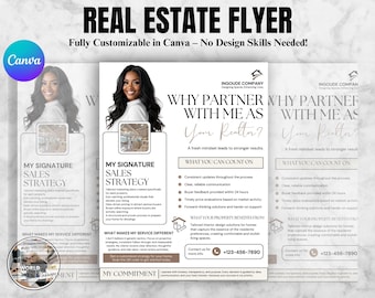 Folleto de introducción sobre bienes raíces / Folleto de lo que me hace diferente / Folleto de introducción / Marketing inmobiliario / Folleto de agricultura / Folleto de marketing