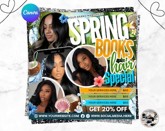 Spring Booking Flyer Template