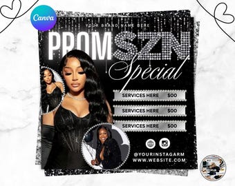 Prom Booking Flyer, Prom Szn Flyer