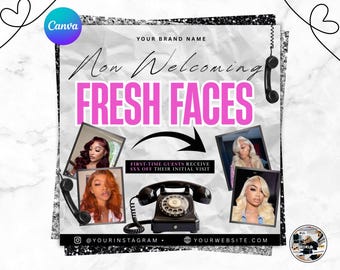 Flyer för bokning av nya kunder, flyger för att söka nya kunder