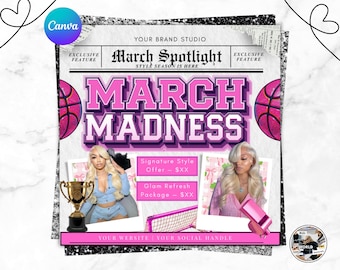 Folleto de reservas de marzo, folleto de marzo, libros de marzo, folleto de reserva inmediata, folleto de March Madness