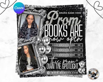Prom Booking Flyer, Prom Szn Flyer