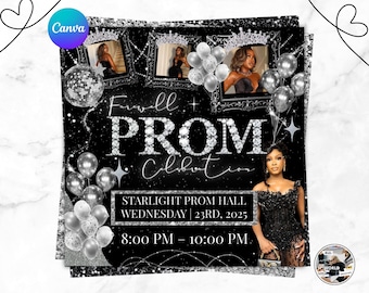 Plantilla de volante de despedida de graduación