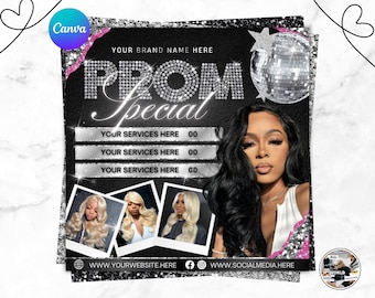 Prom Booking Flyer, Prom Szn Flyer