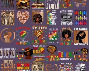 30 Black History Month Bundle Png, Black History Png, I am Black History Png, Black People, Black History Png, African,gift