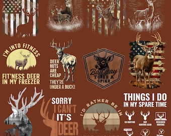 Deer Hunting PNG Bundle,American Flag Deer Sublimation, Patriotic Buck Hunting Shirt Design, Hunter Gift PNG,Whitetail Deer Flag Art,sticker