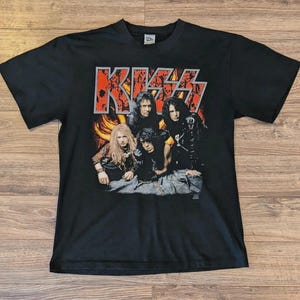 Vintage Style KISS Alive Worldwide Tour T-shirt 1996-1997 Rock