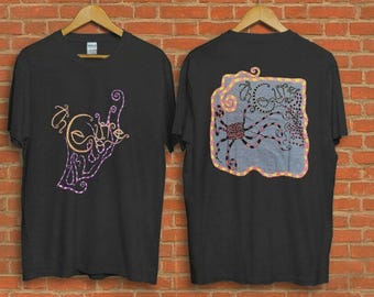 Vintage stijl The Cure Rock Band slaapliedje T-shirt dubbelzijdig maat S-4XL
