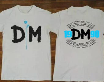 Vintage stijl 1990 Depeche Mode Violator Tour T-shirt dubbelzijdig, maat S-4XL