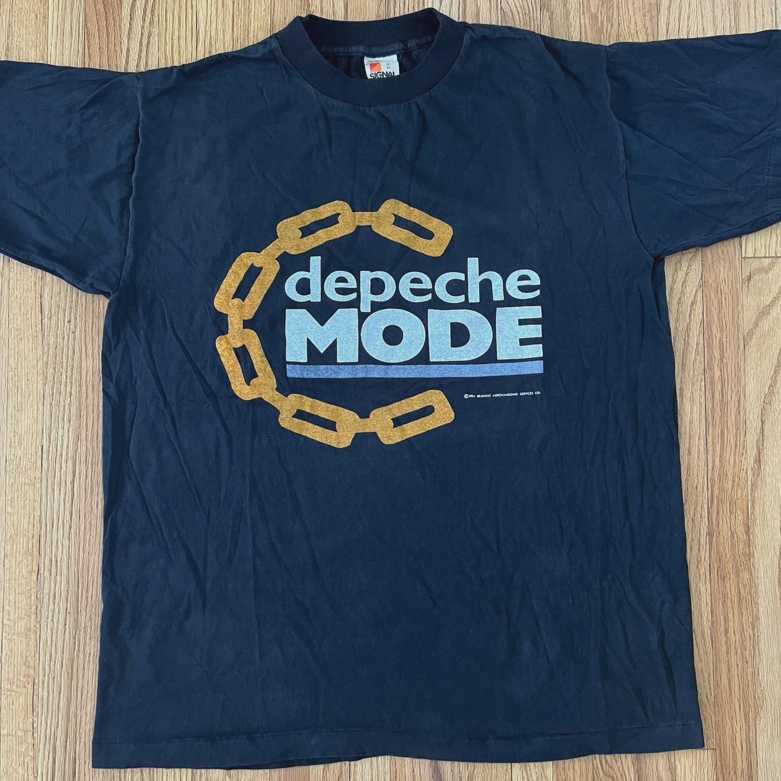 Vintage Style Depeche Mode 1984 Concert Tour T-shirt Double Side