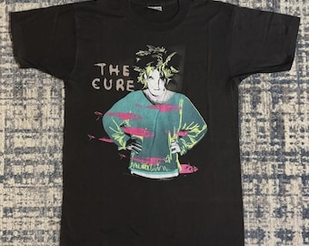 Vintage The Cure Beach Party Tour 1986 T-shirt dubbelzijdig, maat S-4XL