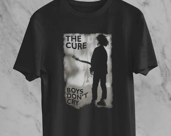 Vintage The Cure Boys Don't Cry-T-shirt eenzijdig, maat S-4XL