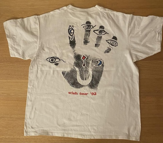 ヴィンテージスタイル THE CURE Wish Tour '92 Tシャツ 両面プリント