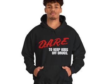 Vintage D.A.R.E. Hoodie, Sweatshirt & Tee, 90s Retro Style