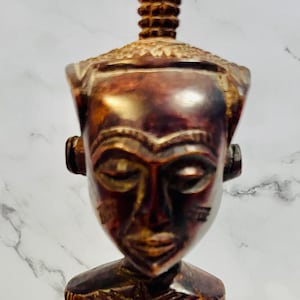 Vintage Dengese Nkisi Figure: Congo Tribal Art, Fertility Statue