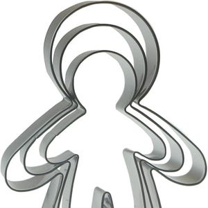 Gingerbread Man Cookie Cutters - 5”,4”,3” - 3 Piece - Stainless Steel – Keewah