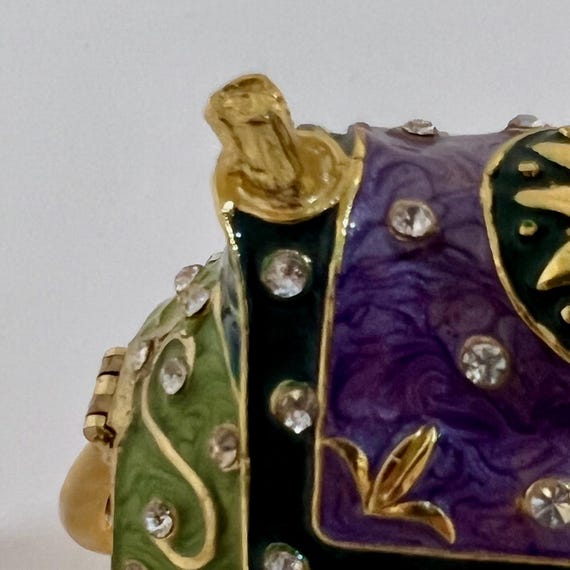 Vintage Trinket Box – Wise Man on Camel – Hinged,… - image 15