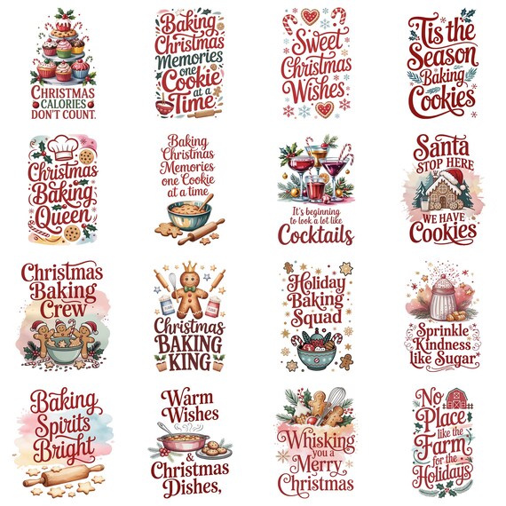 Weihnachtsgeschirrtuch-Sublimations-Bundle | Geschirrtuch PNG Designs | Urlaub Backen Sublimation | Weihnachten Topflappen & Handtuch Bundle