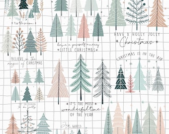 Boho Christmas Tree Png, Minimal Merry Christmas Bow Png, Girly Xmas Holiday Sublimation, Country Christmas Tree Clipart Merry Christmas PNG