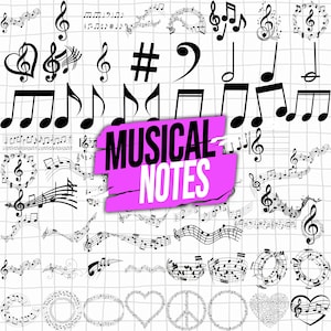 Nota musicale in formato SVG, Note musicali in formato SVG, File di taglio di note musicali per Cricut, Clipart di note musicali, Vettore di note musicali, Chiave musicale in formato SVG, Chiave di violino