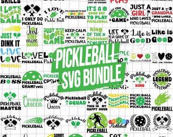 60 Pickleball SVG Bundle Pickleball SVG Pickleball Mom SVG, Pickleball Court Svg Pickleball Paddles, Pickleball Paddle Svg, Pickleball shirt