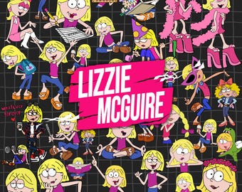 Lizzie McGuire Svg, Gir Svg, Pink Svg, Love Svg, Animation Svg, Digital Download, PNG, SVG, Cricut, Silhouette Pink Svg Png Family Trip