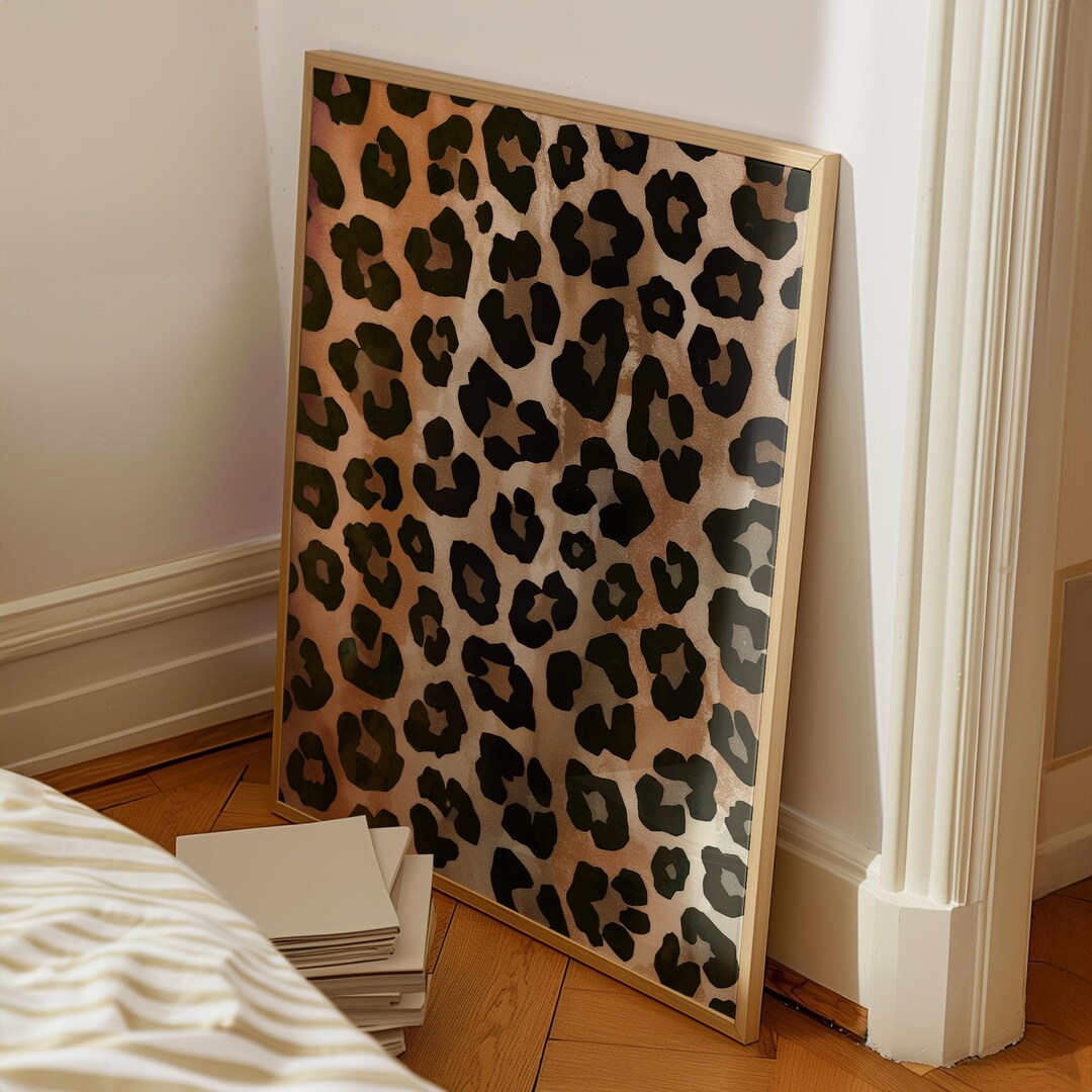 Leopard Print - Digital Print - Fashion Animal Pattern Wall Decor, Fall ...