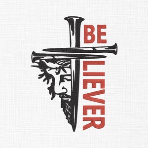 Jesus Embroidery Design Believe Embroidery Design Trust Jesus Embroidery Christian Cross Machine Embroidery 5 Sizes Download