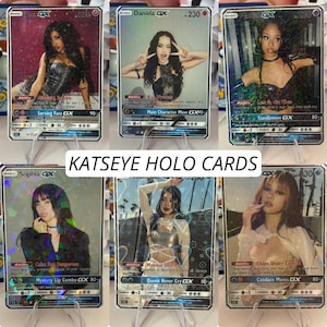 Katseye k pop fan collectable card *choose your own holographic finish*